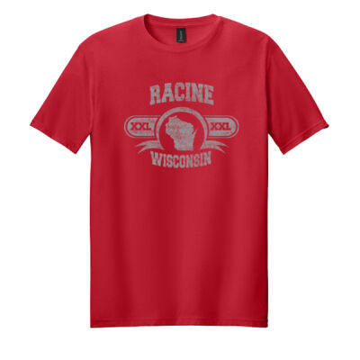 Racine XXL T-Shirt – Wisconsin Edition (Red & Black) | Racine Merch Thumbnail