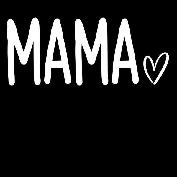 Mama Heart White Thumbnail