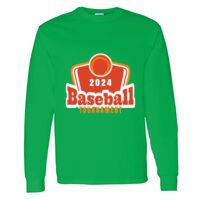 Heavy Cotton 100% Cotton Long Sleeve T Shirt Thumbnail