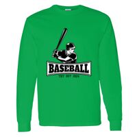 Heavy Cotton 100% Cotton Long Sleeve T Shirt Thumbnail