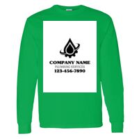 Heavy Cotton 100% Cotton Long Sleeve T Shirt Thumbnail