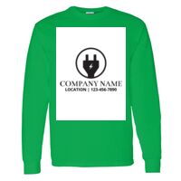 Heavy Cotton 100% Cotton Long Sleeve T Shirt Thumbnail