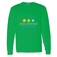 Heavy Cotton 100% Cotton Long Sleeve T Shirt Thumbnail