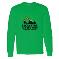 Heavy Cotton 100% Cotton Long Sleeve T Shirt Thumbnail