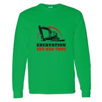 Heavy Cotton 100% Cotton Long Sleeve T Shirt Thumbnail