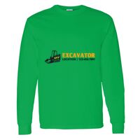 Heavy Cotton 100% Cotton Long Sleeve T Shirt Thumbnail