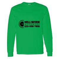 Heavy Cotton 100% Cotton Long Sleeve T Shirt Thumbnail