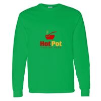 Heavy Cotton 100% Cotton Long Sleeve T Shirt Thumbnail