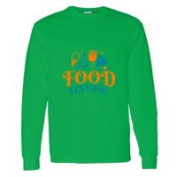 Heavy Cotton 100% Cotton Long Sleeve T Shirt Thumbnail