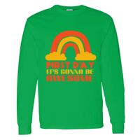 Heavy Cotton 100% Cotton Long Sleeve T Shirt Thumbnail