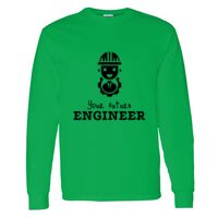 Heavy Cotton 100% Cotton Long Sleeve T Shirt Thumbnail