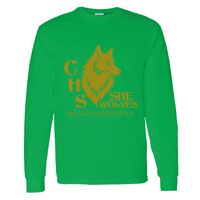 Heavy Cotton 100% Cotton Long Sleeve T Shirt Thumbnail