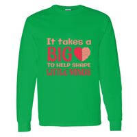 Heavy Cotton 100% Cotton Long Sleeve T Shirt Thumbnail