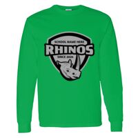 Heavy Cotton 100% Cotton Long Sleeve T Shirt Thumbnail