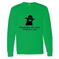Heavy Cotton 100% Cotton Long Sleeve T Shirt Thumbnail