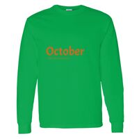 Heavy Cotton 100% Cotton Long Sleeve T Shirt Thumbnail