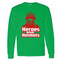 Heavy Cotton 100% Cotton Long Sleeve T Shirt Thumbnail