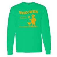 Heavy Cotton 100% Cotton Long Sleeve T Shirt Thumbnail