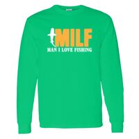 Heavy Cotton 100% Cotton Long Sleeve T Shirt Thumbnail