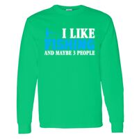 Heavy Cotton 100% Cotton Long Sleeve T Shirt Thumbnail