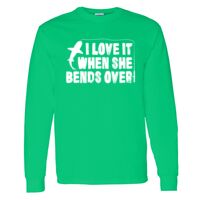 Heavy Cotton 100% Cotton Long Sleeve T Shirt Thumbnail