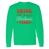 Heavy Cotton 100% Cotton Long Sleeve T Shirt Thumbnail