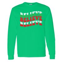 Heavy Cotton 100% Cotton Long Sleeve T Shirt Thumbnail