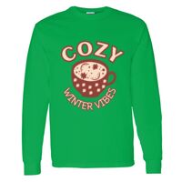 Heavy Cotton 100% Cotton Long Sleeve T Shirt Thumbnail