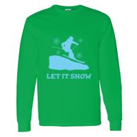 Heavy Cotton 100% Cotton Long Sleeve T Shirt Thumbnail