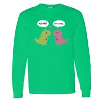 Heavy Cotton 100% Cotton Long Sleeve T Shirt Thumbnail