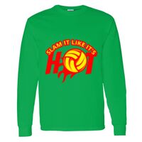 Heavy Cotton 100% Cotton Long Sleeve T Shirt Thumbnail