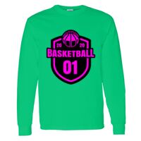 Heavy Cotton 100% Cotton Long Sleeve T Shirt Thumbnail