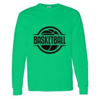 Heavy Cotton 100% Cotton Long Sleeve T Shirt Thumbnail