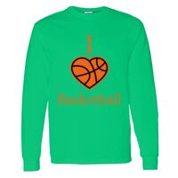 Heavy Cotton 100% Cotton Long Sleeve T Shirt Thumbnail