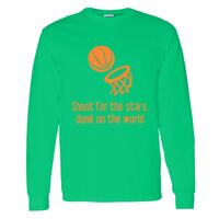 Heavy Cotton 100% Cotton Long Sleeve T Shirt Thumbnail