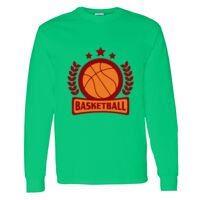 Heavy Cotton 100% Cotton Long Sleeve T Shirt Thumbnail