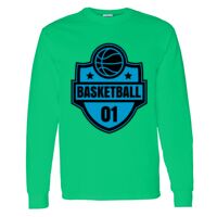 Heavy Cotton 100% Cotton Long Sleeve T Shirt Thumbnail