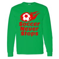 Heavy Cotton 100% Cotton Long Sleeve T Shirt Thumbnail