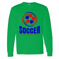 Heavy Cotton 100% Cotton Long Sleeve T Shirt Thumbnail