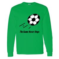 Heavy Cotton 100% Cotton Long Sleeve T Shirt Thumbnail