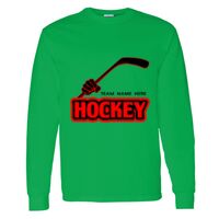 Heavy Cotton 100% Cotton Long Sleeve T Shirt Thumbnail