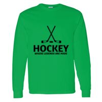 Heavy Cotton 100% Cotton Long Sleeve T Shirt Thumbnail