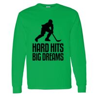 Heavy Cotton 100% Cotton Long Sleeve T Shirt Thumbnail