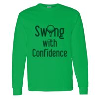 Heavy Cotton 100% Cotton Long Sleeve T Shirt Thumbnail