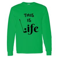 Heavy Cotton 100% Cotton Long Sleeve T Shirt Thumbnail