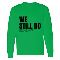 Heavy Cotton 100% Cotton Long Sleeve T Shirt Thumbnail