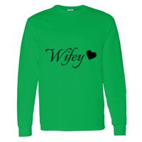Heavy Cotton 100% Cotton Long Sleeve T Shirt Thumbnail