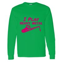 Heavy Cotton 100% Cotton Long Sleeve T Shirt Thumbnail