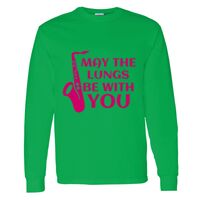 Heavy Cotton 100% Cotton Long Sleeve T Shirt Thumbnail