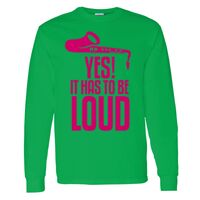 Heavy Cotton 100% Cotton Long Sleeve T Shirt Thumbnail